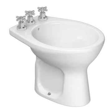Imagen de Bide 3 Agujeros Blanco IZY