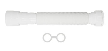 Imagen de Sifon extensible corrugado blanco 72cm Universal