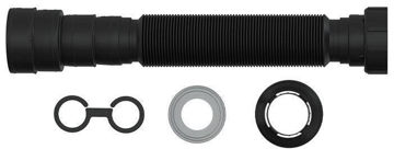 Imagen de Sifon extensible corrugado negro 70cm Universal