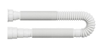Imagen de Sifon extensible corrugado blanco 150cm Universal