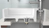 Imagen de Válvula bronce cromado con tapon plastico 7/8" X 55MM BLUKIT