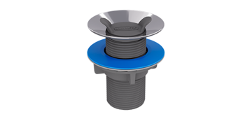 Imagen de Válvula de lavatorio plastica c/ ac inox 7/8" x 70mm