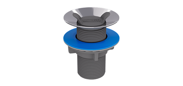 Imagen de Válvula de lavatorio plastica c/ ac inox 7/8" x 70mm