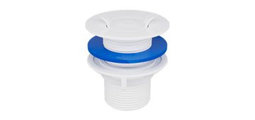 Imagen de Válvula de lavatorio plastica blanca 1 1/4"