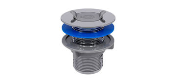 Imagen de Válvula de lavatorio plastica cromada 1 1/4"