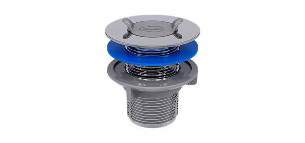 Imagen de Válvula de lavatorio plastica cromada 1 1/4"