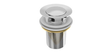 Imagen de Válvula lavatorio cromada click clack 62x78mm 1 1/4" Blukit