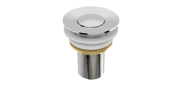 Imagen de Válvula lavatorio cromada 56x68mm 7/8" Blukit
