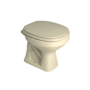 Imagen de Inodoro largo Aspen crema
