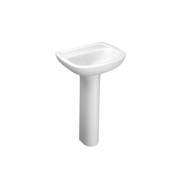 Imagen de Lavatorio blanco chico 44X35cm Vogue Plus
