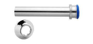 Imagen de Descarga inodoro lisa cromada 250mm x 40mm Blukit