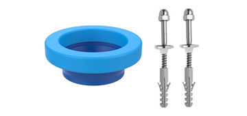 Imagen de Aro de base para inodoro con tornillos Blukit