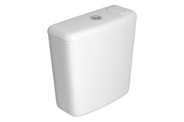Imagen de Cisterna mochila blanca limpiante DUAL Ravena Izy