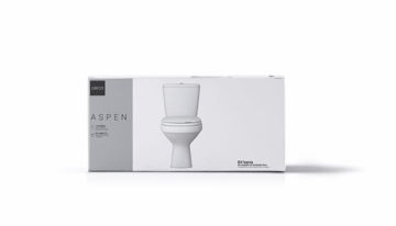 Imagen de Kit inodoro largo blanco ASPEN