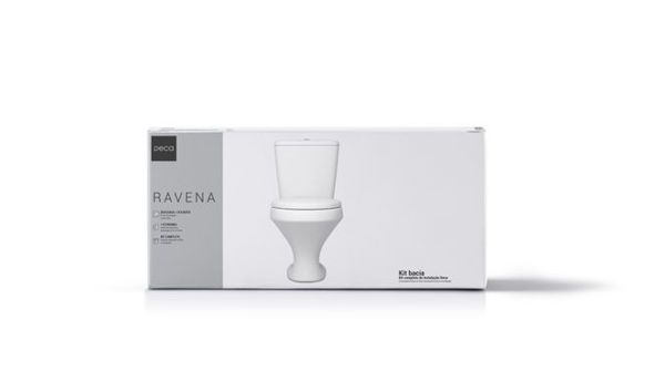 Imagen de Kit Inodoro mochila blanco RAVENA