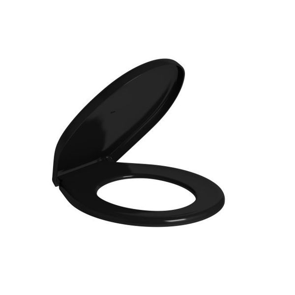 Imagen de Tapa inodoro universal negro DECA