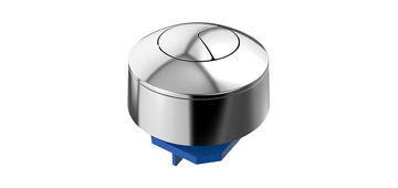 Imagen de Boton universal cromado para cisterna mochila doble acc Blukit