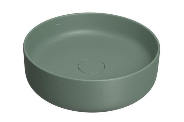 Imagen de Bacha redonda de apoyo 40cm verde salvia DECA
