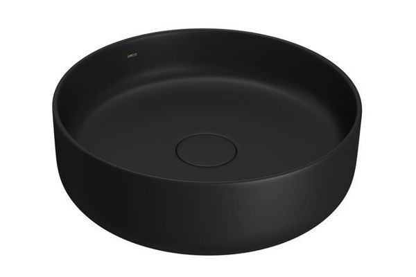 Imagen de Bacha redonda de apoyo 40cm negro mate DECA