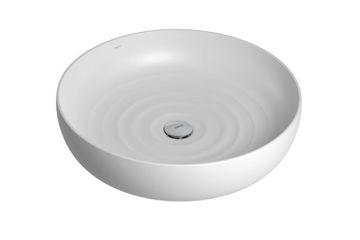 Imagen de Bacha redonda apoyo 50cm Gota blanco mate DECA