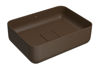 Imagen de Bacha rectangular de apoyo 40*30 marron mate DECA