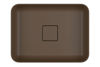 Imagen de Bacha rectangular de apoyo 40*30 marron mate DECA