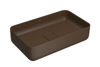 Imagen de Bacha rectangular de apoyo 50cm MARRON MATE DECA