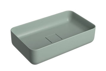 Imagen de Bacha rectangular de apoyo 50cm Pistacho DECA