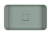 Imagen de Bacha rectangular de apoyo 50cm Pistacho DECA