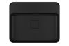 Imagen de Bacha rectangular de apoyo con mesa 50cm negro mate DECA
