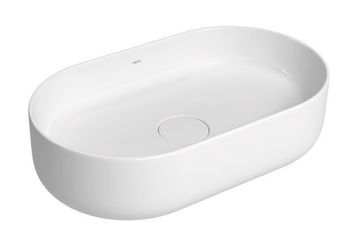 Imagen de Bacha oval de apoyo 50cm blanca DECA
