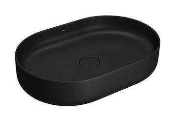 Imagen de Bacha oval de apoyo 60cm NEGRO MATE DECA