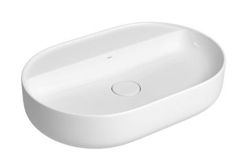 Imagen de Bacha oval 60cm con mesa blanca DECA