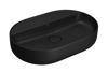 Imagen de Bacha oval 60cm con mesa negro mate DECA