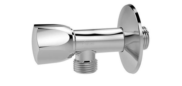 Imagen de Llave para colilla cromada con volante Blukit