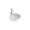 Imagen de Bacha de sobreponer redonda 40mm blanca AD