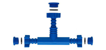 Imagen de Puente para lavatorio de plastico regulable 1/2" x1/2" x1/2"