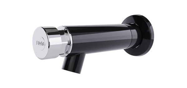 Imagen de Lavatorio temporizado de pared Negro ABS Blukit