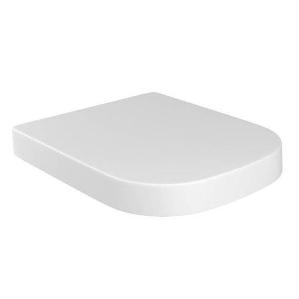 Imagen de Asiento poliester Piano Quadra blanco slow close easy clean