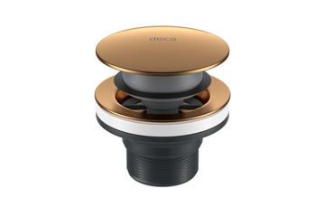 Imagen de Valvula de lavatorio ORO MATE DECA click clack 7/8"
