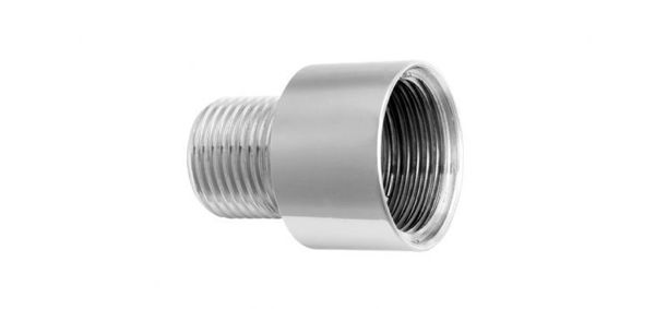 Imagen de Prolongación lisa de reduccion MH cromada 3/4" x 1/2"