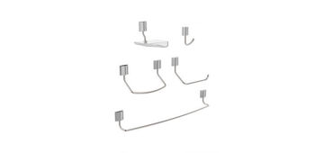 Imagen de Kit de accesorios NEO Blukit cromado