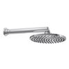 Imagen de Brazo con roseta de pared Aquamax cromo 210mm DECA