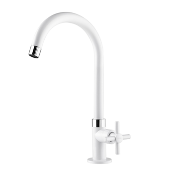 Imagen de Grifo cocina mesa blanco FIENZA