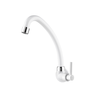Imagen de Grifo de pared blanco LAGUNE VIQUA
