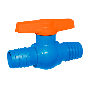 Imagen de Llave esférica cón estría para caño de polietileno 3/4"