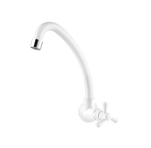 Imagen de Grifo pared Pacific blanco