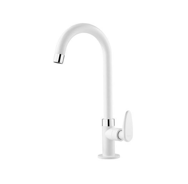 Imagen de Grifo unitario mesa cocina Allure blanco