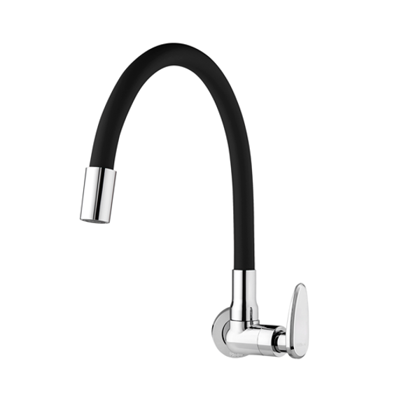 Imagen de Grifo unitario pared cocina Allure Mouve negro