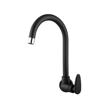 Imagen de Grifo cocina pared Allure Decore negro mate